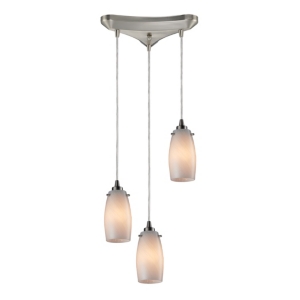 Favelita 3- Light Pendant in Satin Nickel