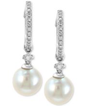 Freshwater Pearl Earrings Shop Freshwater Pearl Earrings Macy s