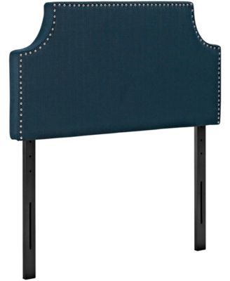 Laura Twin Upholstered Fabric Headboard