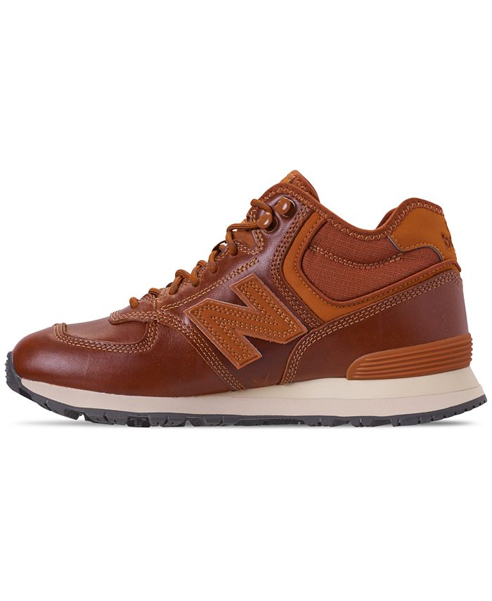 patinar whisky Grapa New Balance Men's 574 Mid Casual Sneakers from Finish Line - Macy's