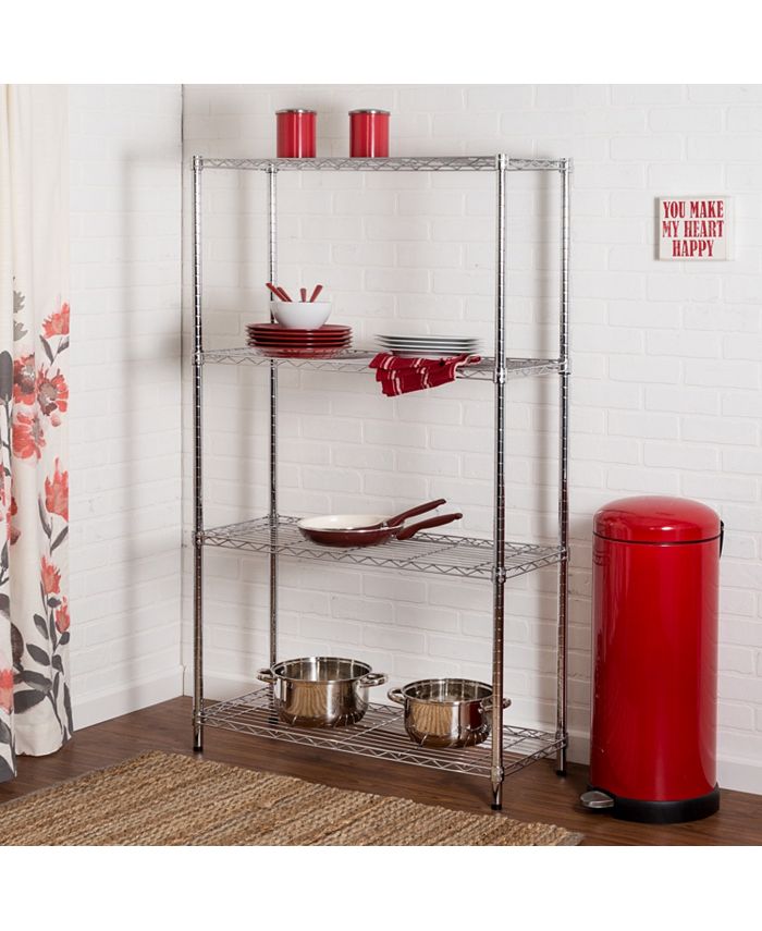 Honey Can Do 4tier Chrome Shelving Unit Macy's