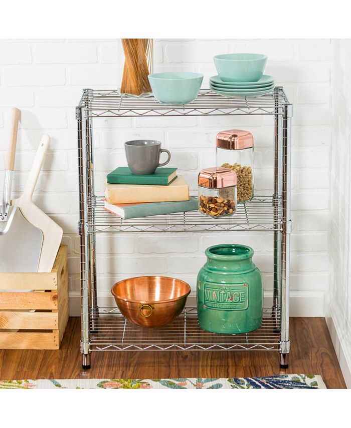 Honey Can Do 3tier Chrome Shelving Unit Macy's