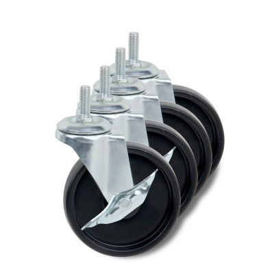 Honey Can Do - Set of 4 Shelving Unit Wheels