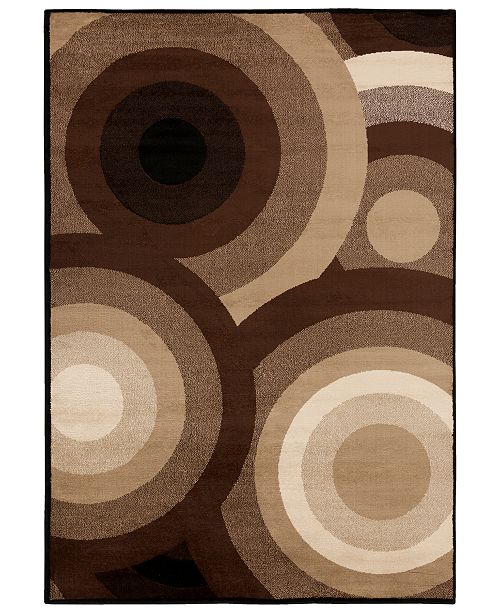Abbie Allie Rugs Paramount Par 1051 Dark Brown 8 10 X 12 9 Area Rug Reviews Rugs Macy S
