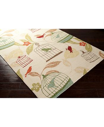 Surya - Rain RAI-1126 Dark Red 8' x 10' Area Rug