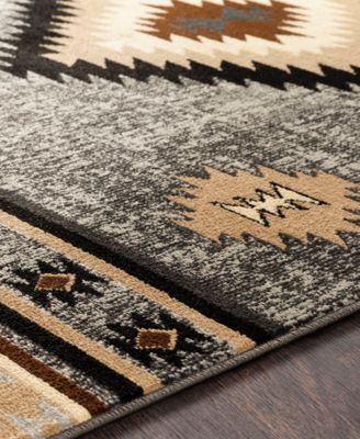 Rugs Paramount PAR-1094 Charcoal 2'2" x 7'6" Runner Area Rug