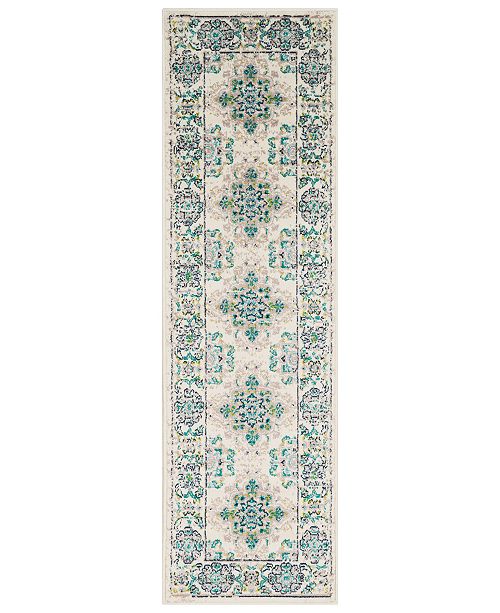 Surya Paramount Par 1099 Teal 2 2 X 7 6 Runner Area Rug Reviews Rugs Macy S
