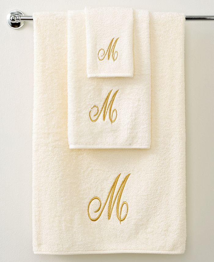 pre-owned monogram print towel