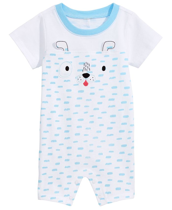 First Impressions Baby Boys Puppy Cotton Romper, Created for Macy's ...