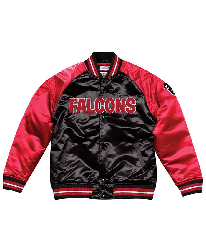 Mitchell & Ness Chicago Bulls Split Black & Red Satin Jacket