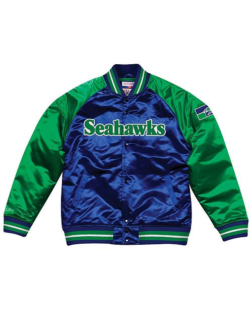 Mitchell Ness Men S Seattle Seahawks Tough Season Satin Jacket Reviews Sports Fan Shop By Lids Men Macy S
