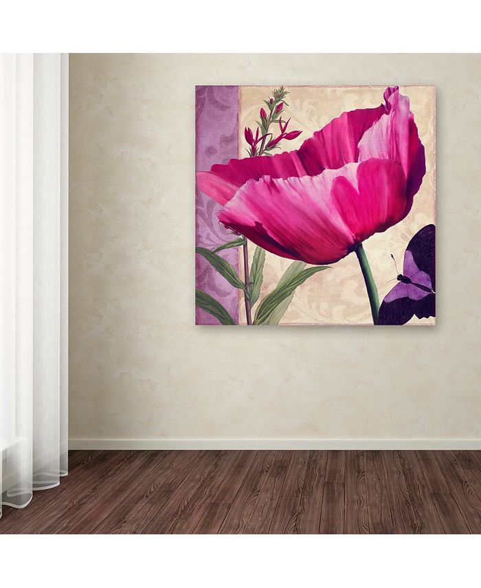 Trademark Global Color Bakery ' Pink Poppy I ' Canvas Art & Reviews ...