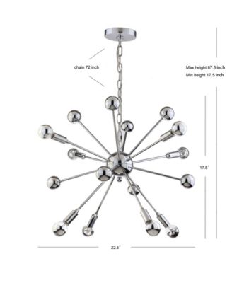 Glenn 8-Light Metal Sputnik-Led Chandelier