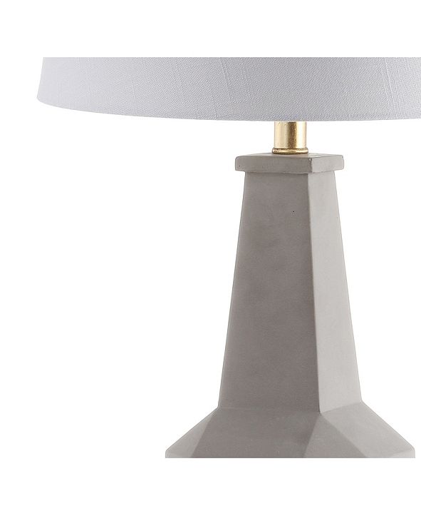 JONATHAN Y Ariel Cement Led Table Lamp & Reviews - Home ...