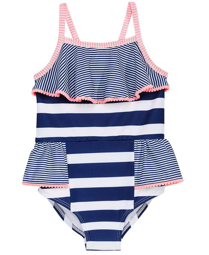 Penelope Mack Toddler Girls Mixed-Stripe Swimsuit - Macy's
