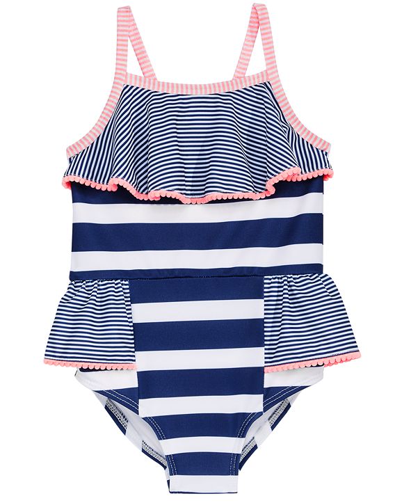 Penelope Mack Toddler Girls Mixed-Stripe Swimsuit & Reviews - Swimwear ...