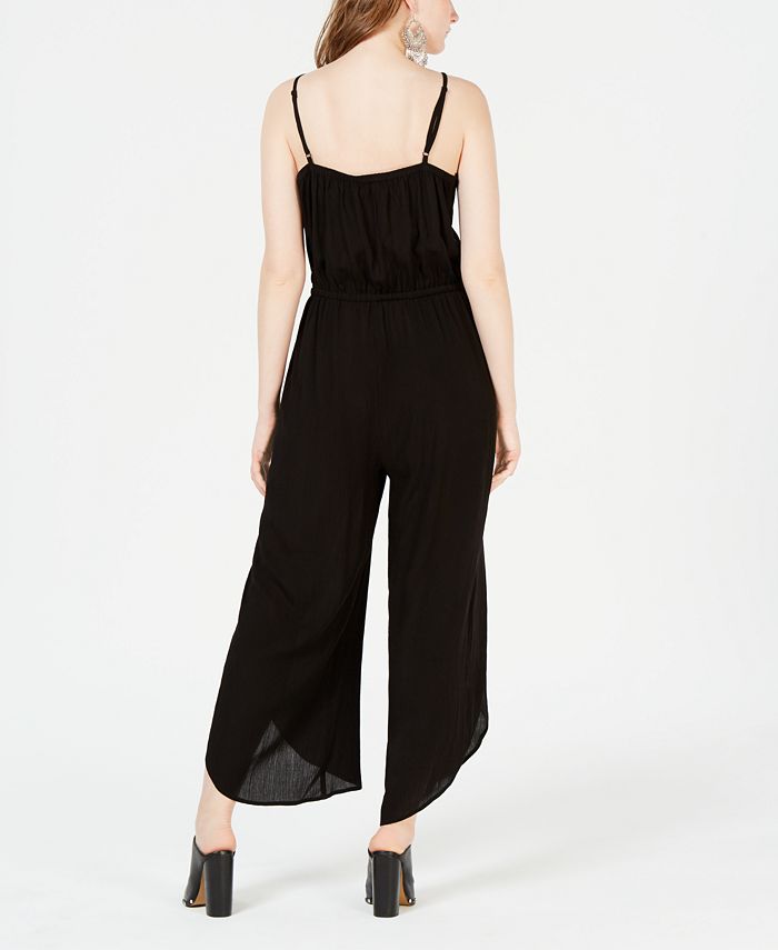 American Rag Juniors' Embroidered Cropped Jumpsuit, Created for Macy's ...