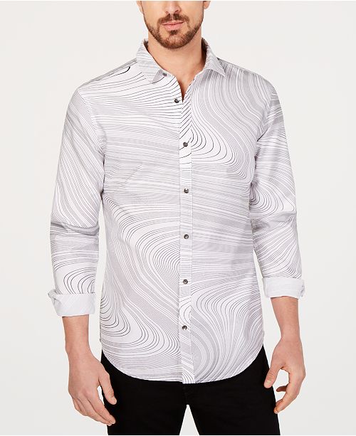 Inc International Concepts Inc Men S Swirl Print Shirt Created For