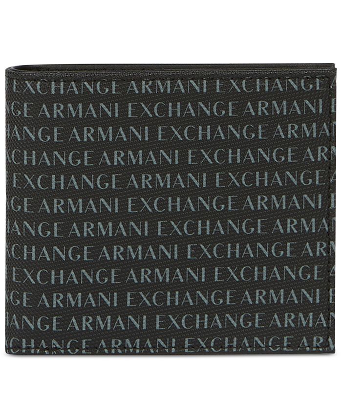 A|X Armani Exchange Armani Exchange Men's Bifold Wallet - Macy's