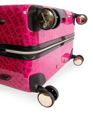 juicy couture luggage pink