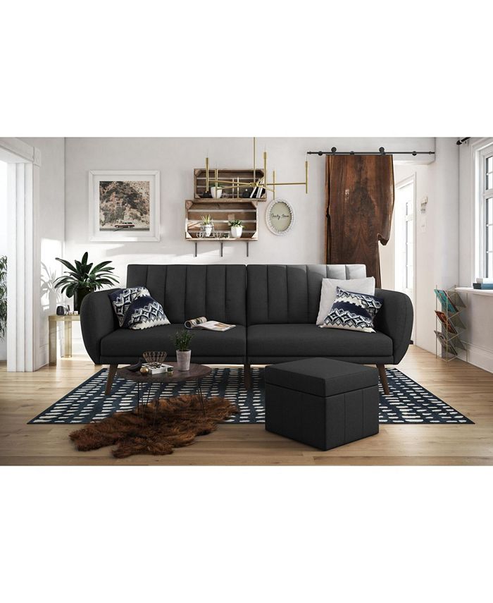 Novogratz Collection Novogratz Brittany Linen Futon Macy's