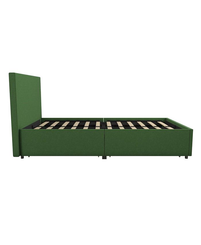 Novogratz Collection Novogratz Kelly Upholstered Twin Bed with Storage