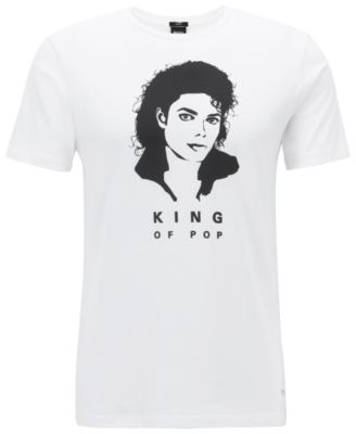 Hugo Boss - Unisex Michael Jackson Graphic Cotton T-Shirt