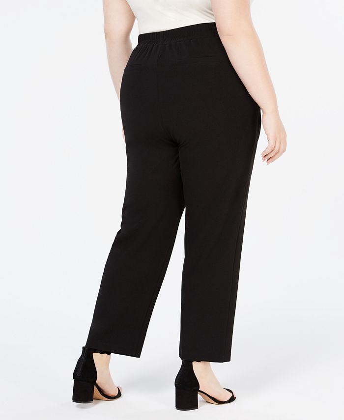 Monteau Trendy Plus Size Cropped Wide-Leg Pants & Reviews - Trendy Plus ...