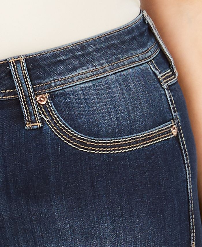 Seven7 Jeans Plus Size Zipper-Trim Skinny Jeans - Macy's