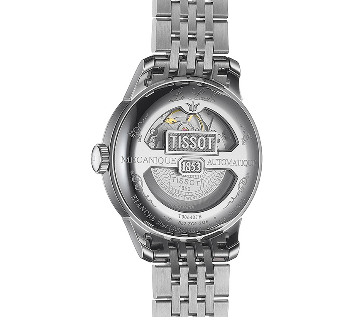 Shop Tissot Men's Swiss Le Locle Stainless Steel Bracelet Watch 39mm In No Color