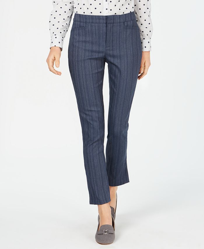 Charter Club Side-Vent Straight-Leg Pants, Created for Macy's - Macy's