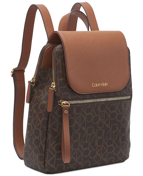 Calvin Klein Signature Elaine Backpack & Reviews Handbags
