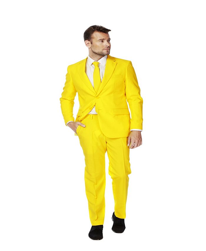 OppoSuits Men's Yellow Fellow Solid Suit & Reviews - Suits & Tuxedos ...