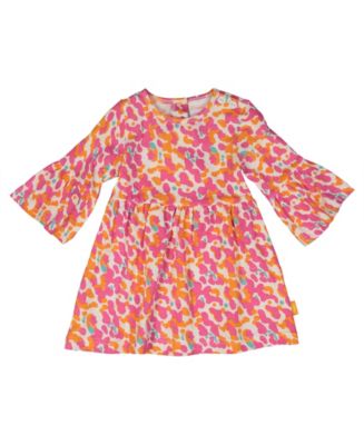 Masala Baby Organic Cotton Baby Girl's Girl Simple Dress Spotted - Macy's