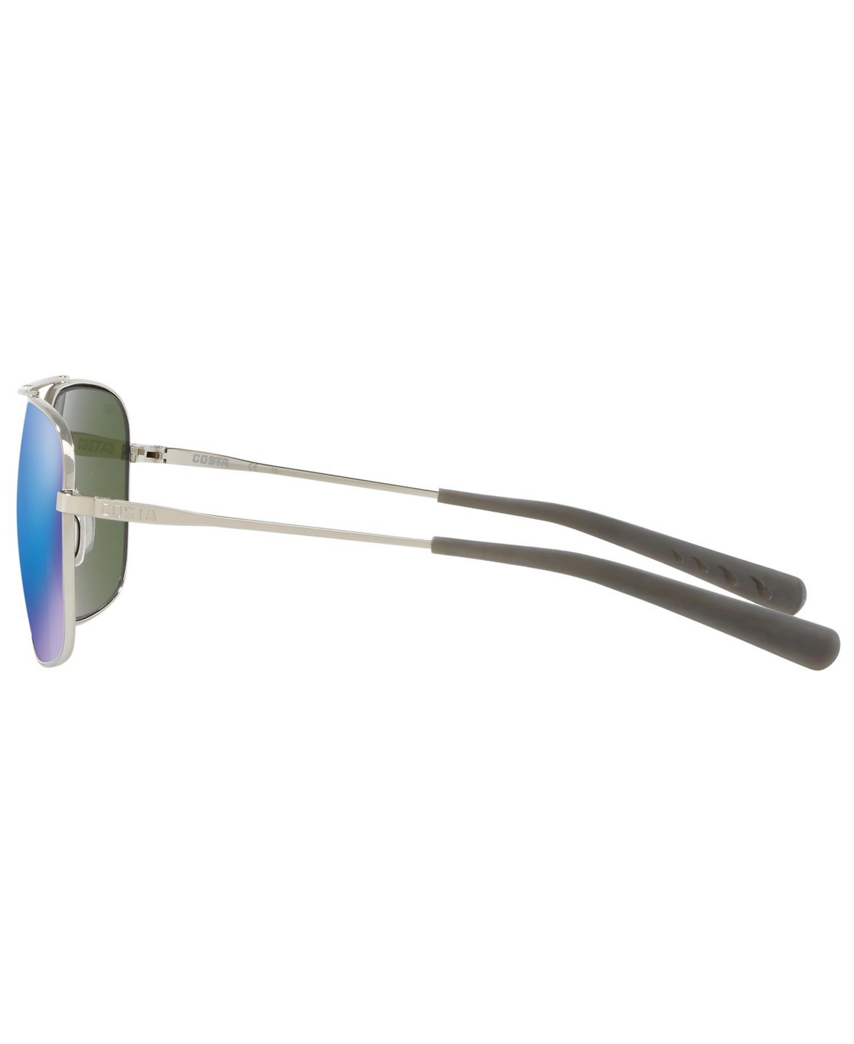 Shop Costa Del Mar Polarized Sunglasses, Canaveral 59 In Silver,blue Mirror Polar