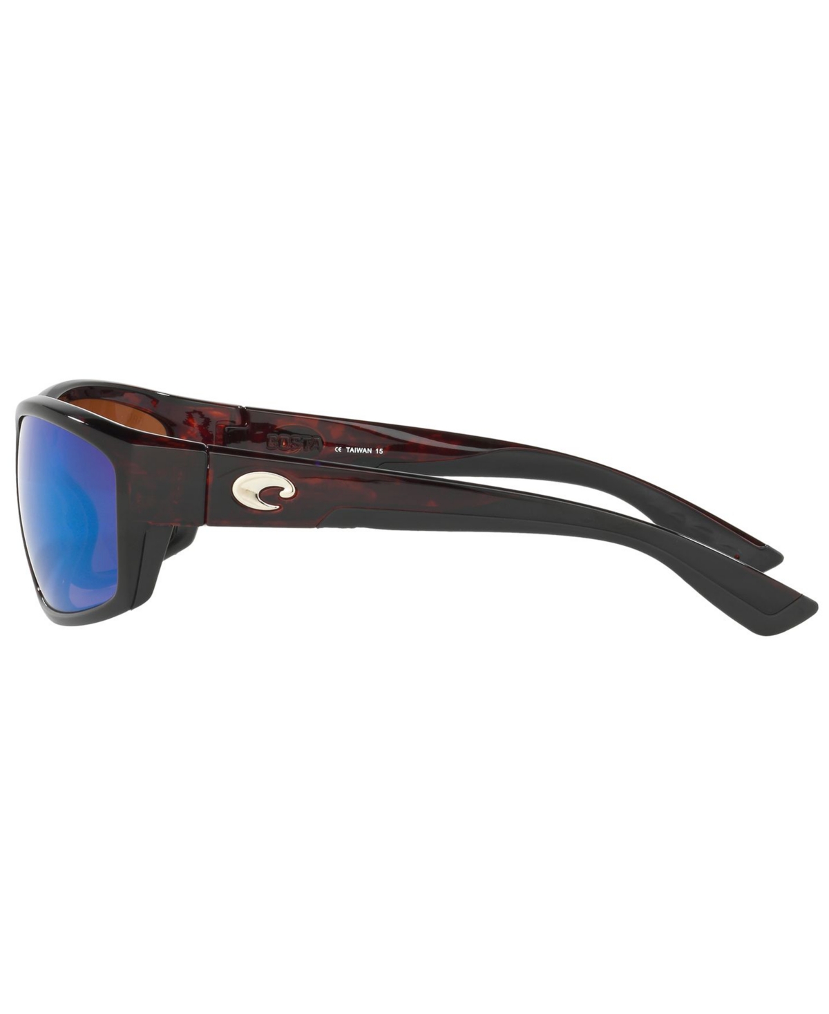 Costa Del Mar Polarized Sunglasses, Saltbreak 65p In Tortoise,green Mirror Polar
