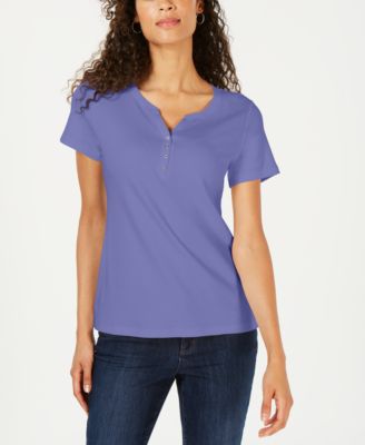 macys purple tops