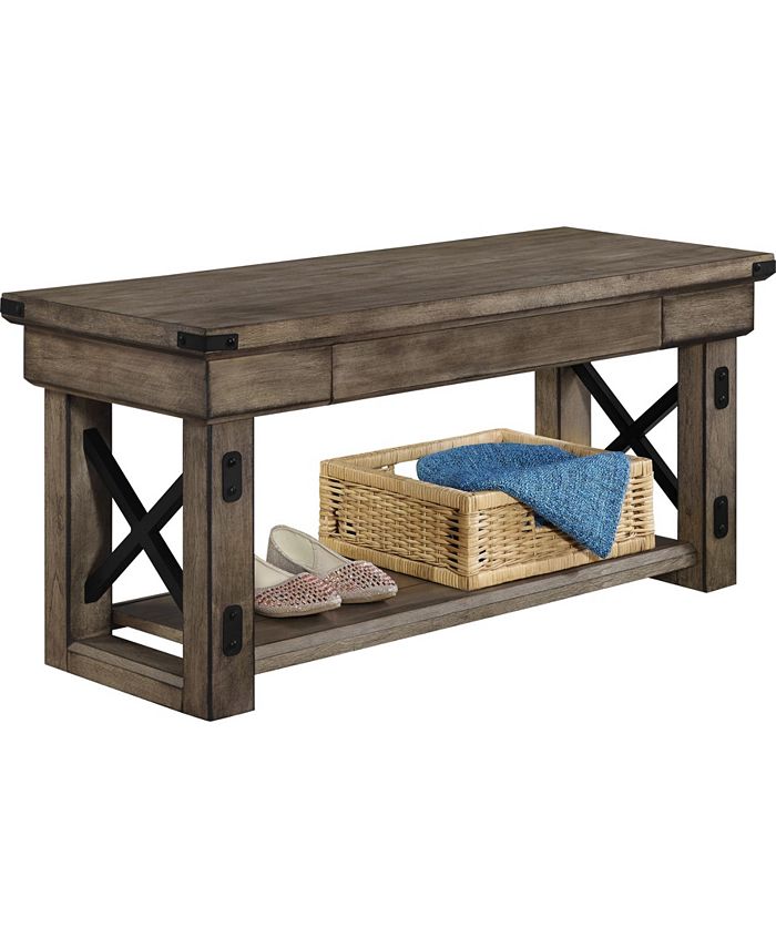Ameriwood Home Broadmore Entryway Bench Macy's
