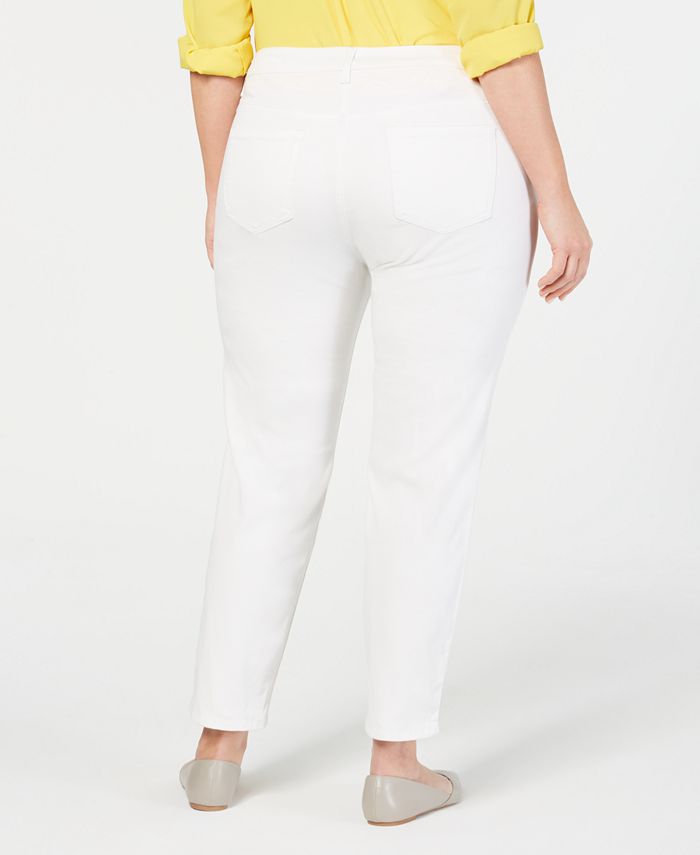 Charter Club Plus Size Mid-Rise Skinny Jeans, Created for Macy's - Macy's