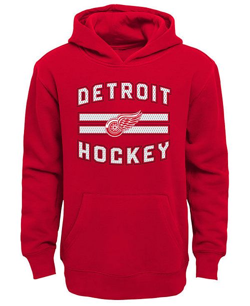 Outerstuff Detroit Red Wings Goal Maker Hoodie Big Boys 8 20
