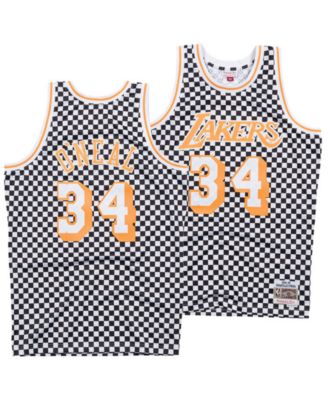 lakers checkered jersey
