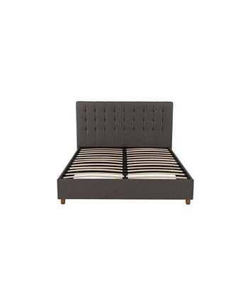 EveryRoom - Elvia Full Upholstered Bed in Grey Linen