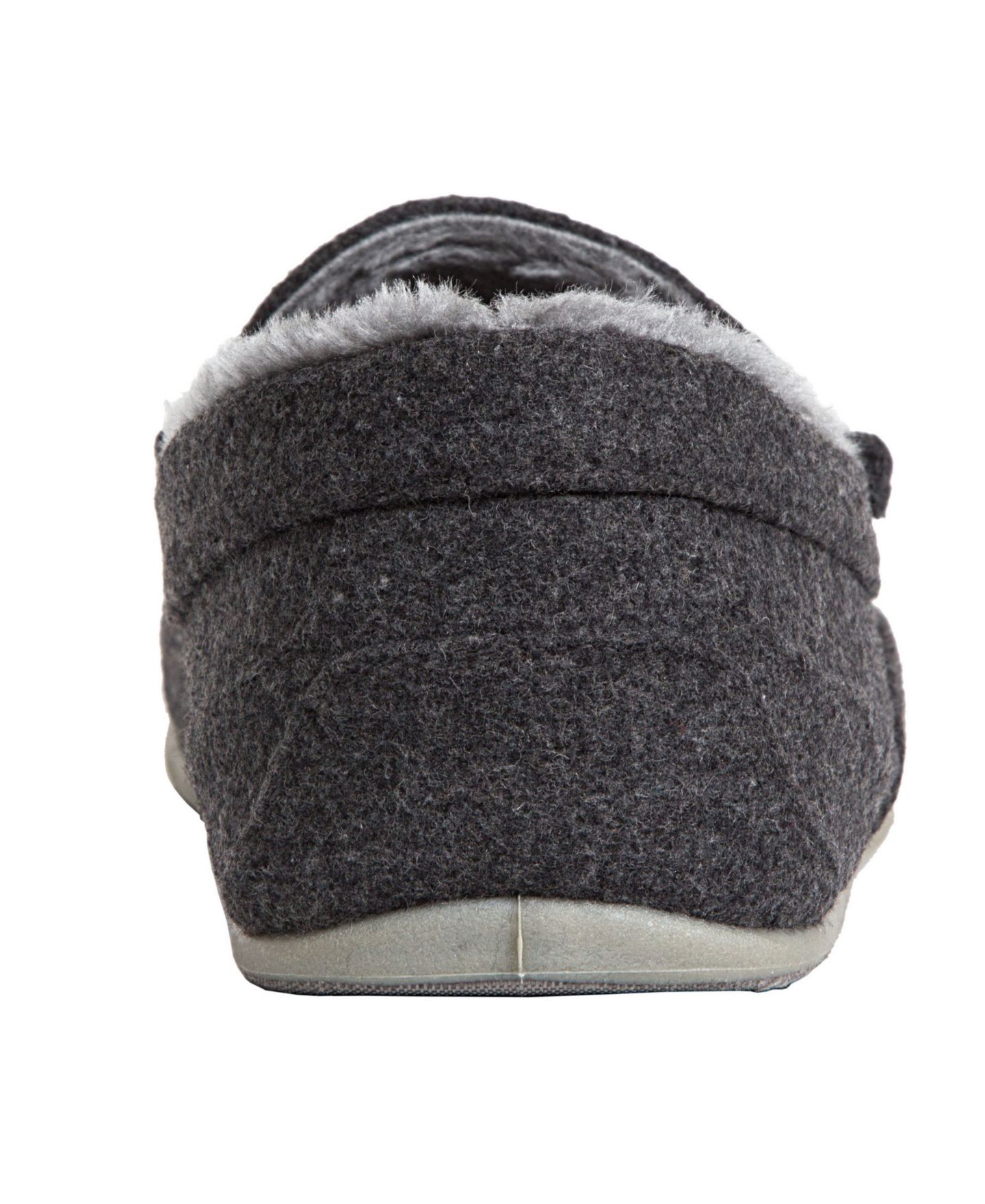 Мужские тапочки DEER STAGS Spun Felt Cozy Slipper, цвет: Тёмный серый — фото 6