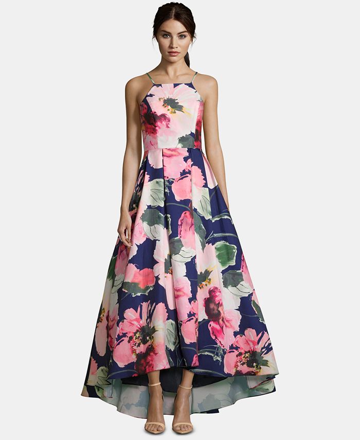 betsy and adam high low gown