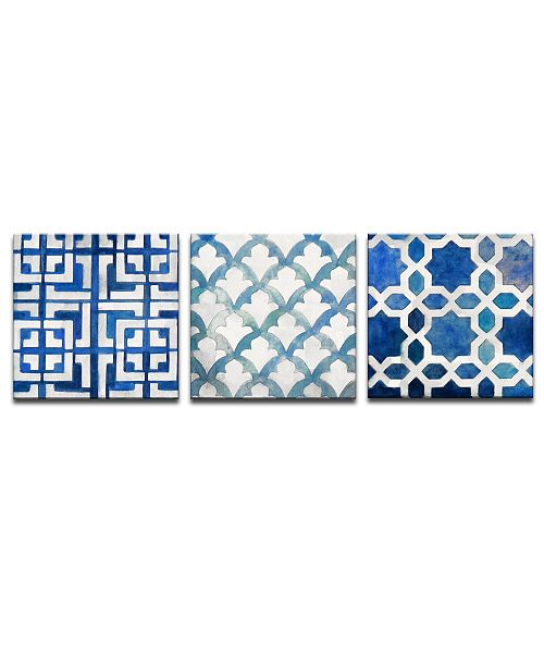 Ready2hangart Sea Couture A 3 Piece Abstract Canvas Wall Art Set