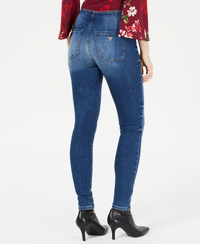 GUESS High-Rise Skinny Jeans - Macy's