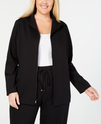 eileen fisher plus size coats