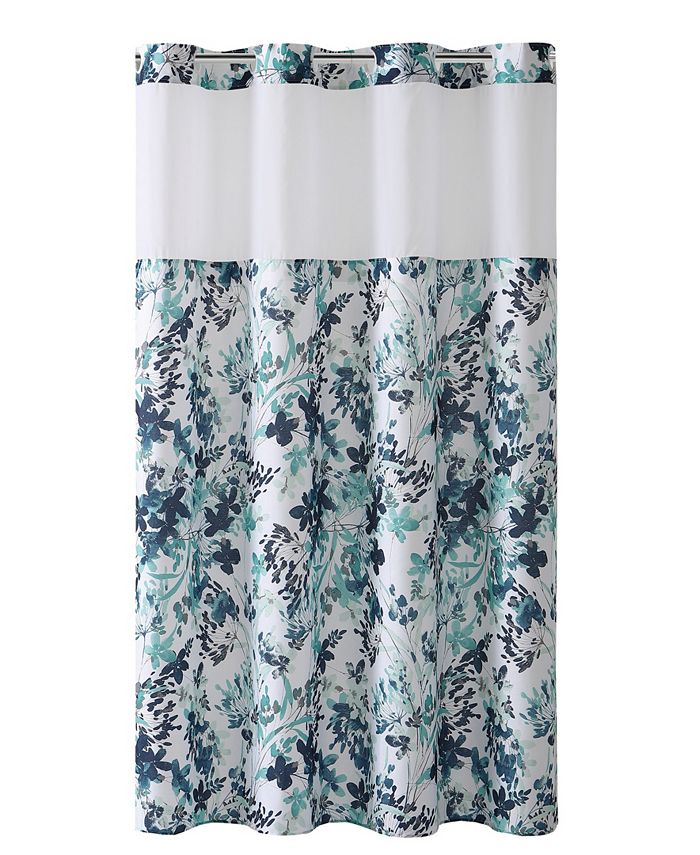 Hookless - Water Color Floral 3-in-1 Shower Curtain