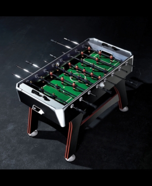 ESPN 56" Foosball Soccer Table, Accessories Included, Black/Red/Green