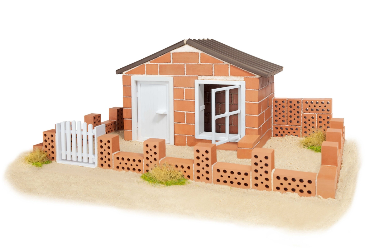 Teifoc Summer Cottage Real Brick Building Kit